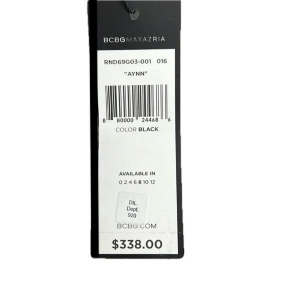 BCBG Maxazria Aynn Fit & Flare Mini Dress Size 6 Sleeveless Cutout Yoke EUC - Picture 8 of 9